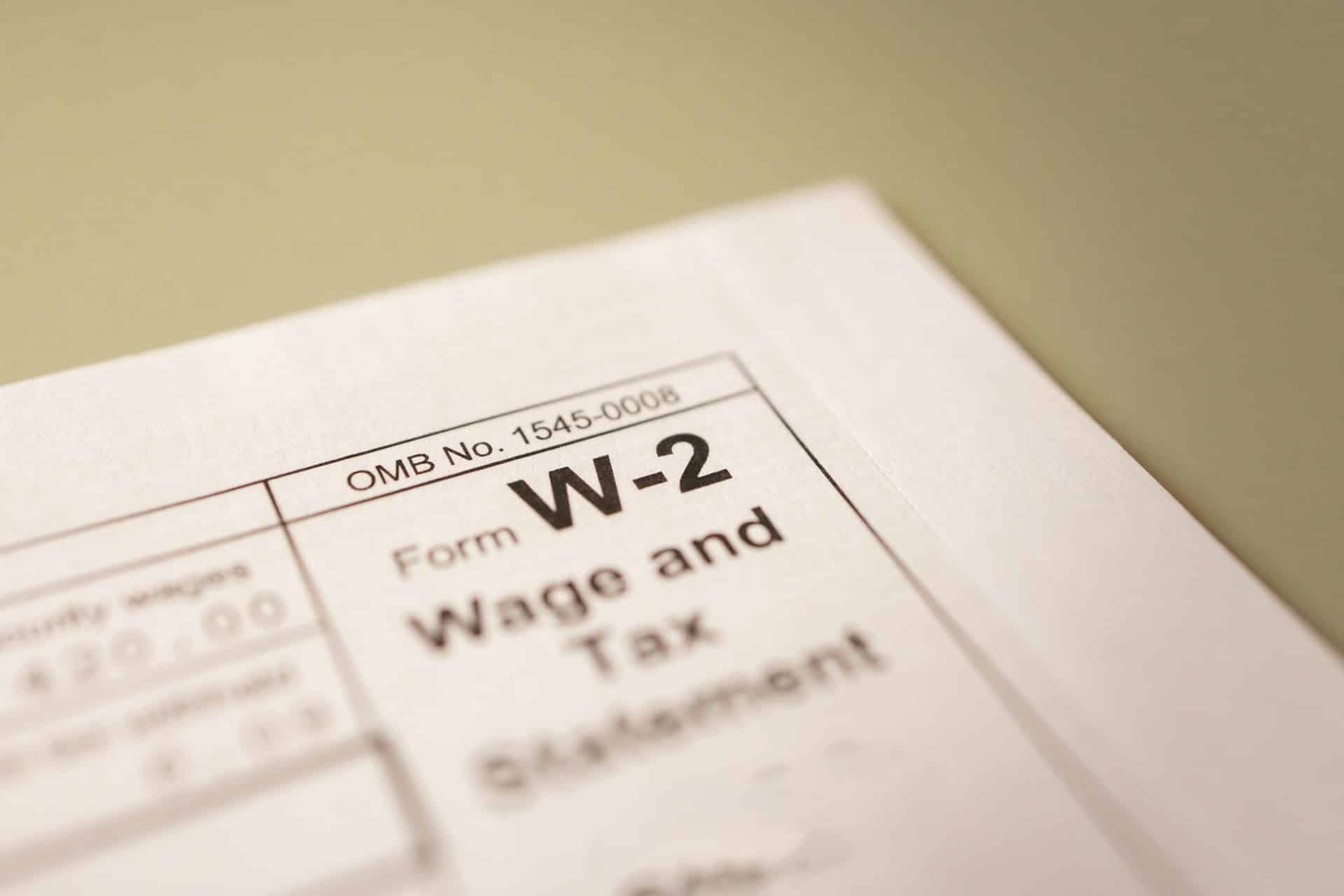 wage tax document